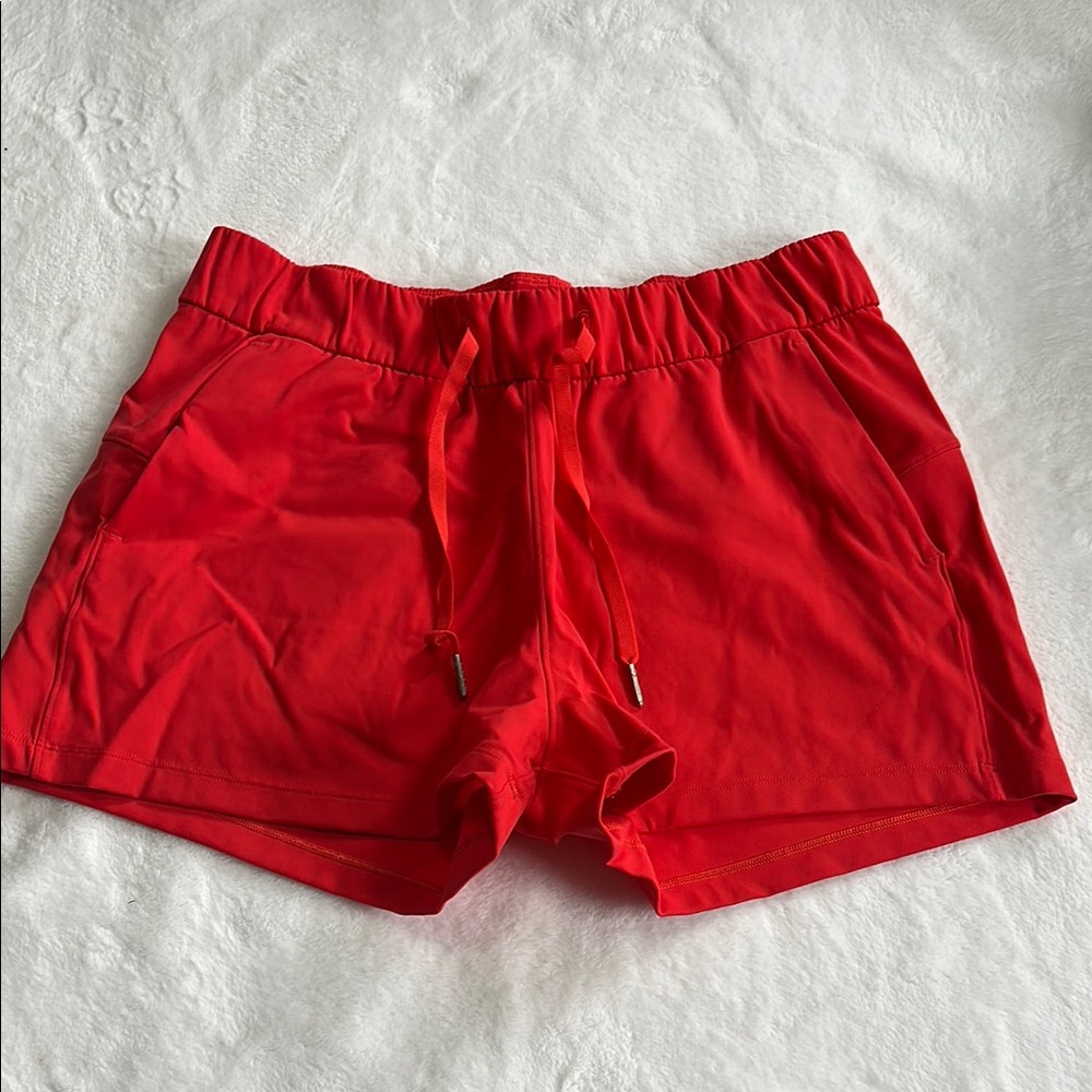 Lululemon Vibrant Orange Shorts